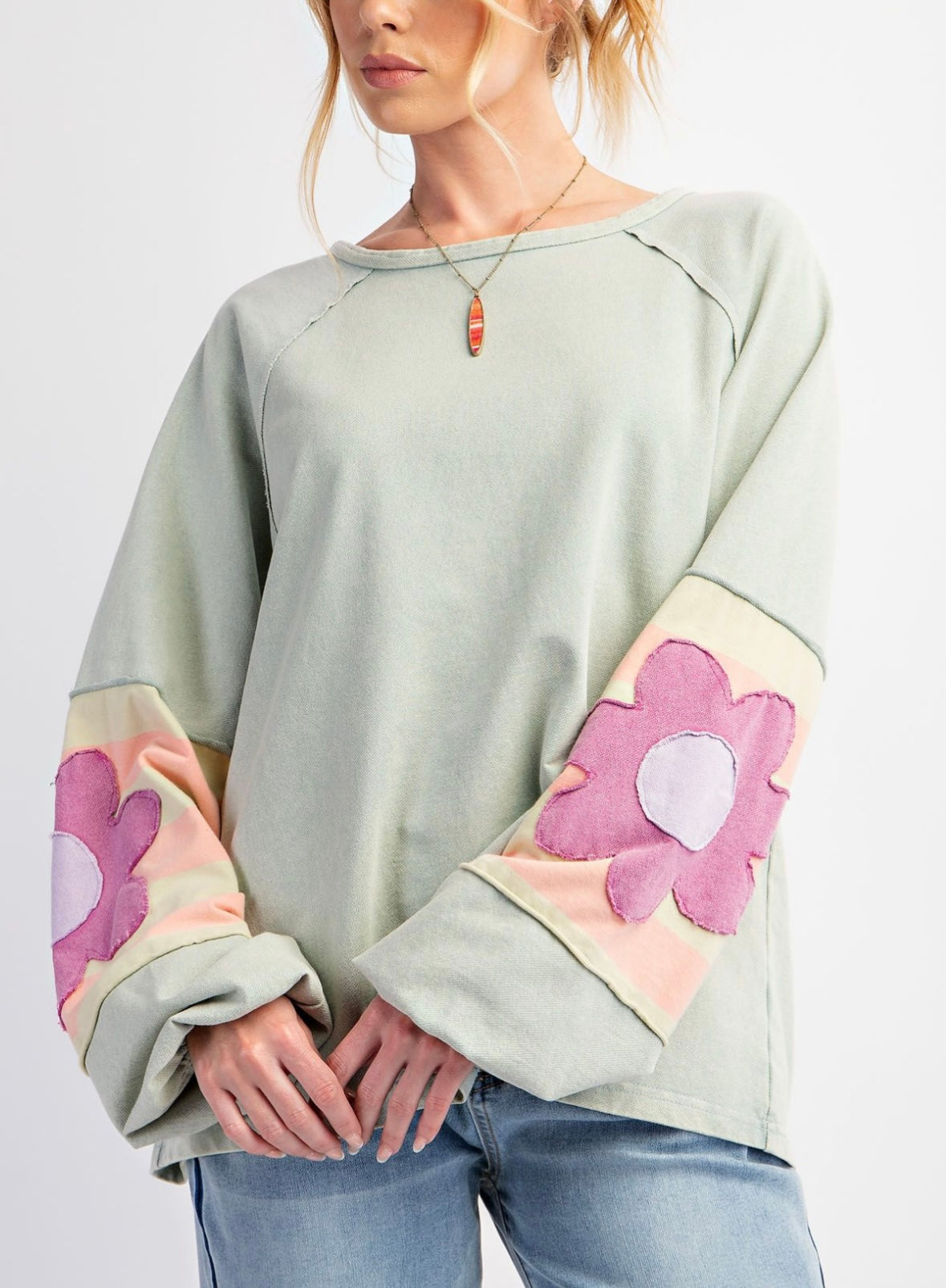 Flower Patch mineral washed top 024