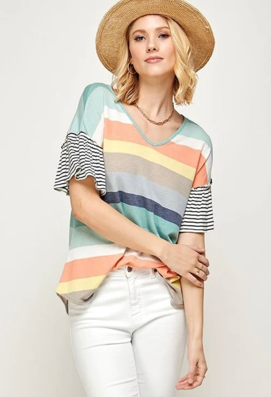 Stripes Galore Tee 058