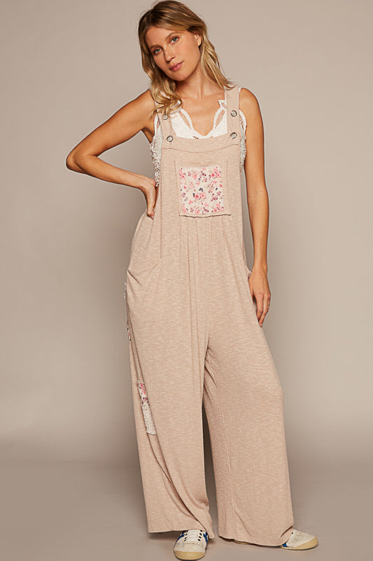 POL knit overalls