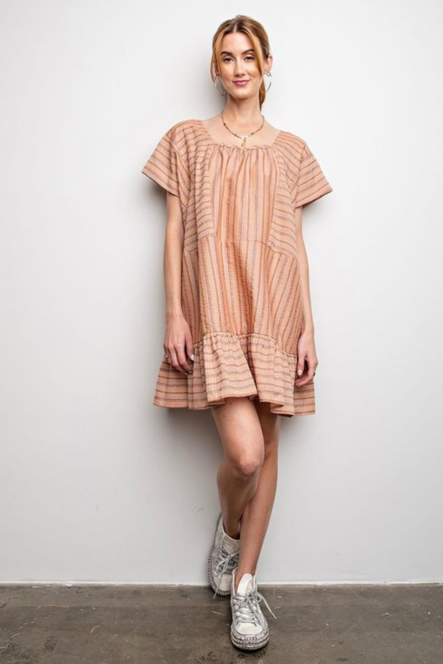 Oversized mini dress 0114