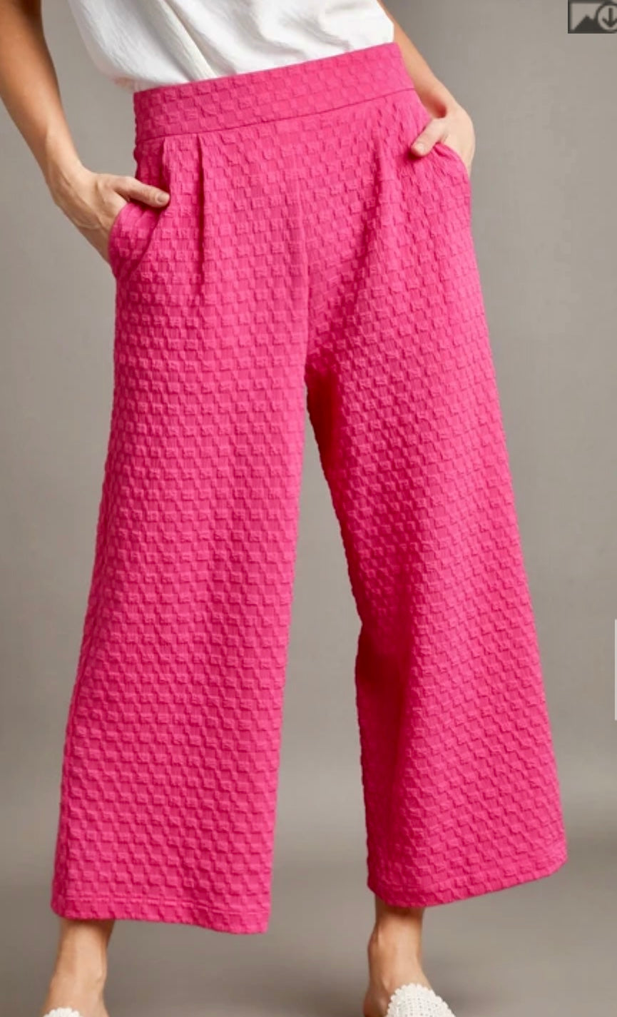 Pink 2 piece pant set 073