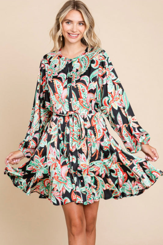 Paisley & Silk Dress
