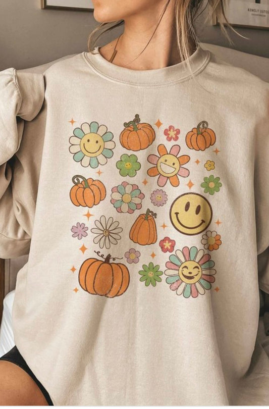 Pumpkin Smiles Sweatshirt 0119